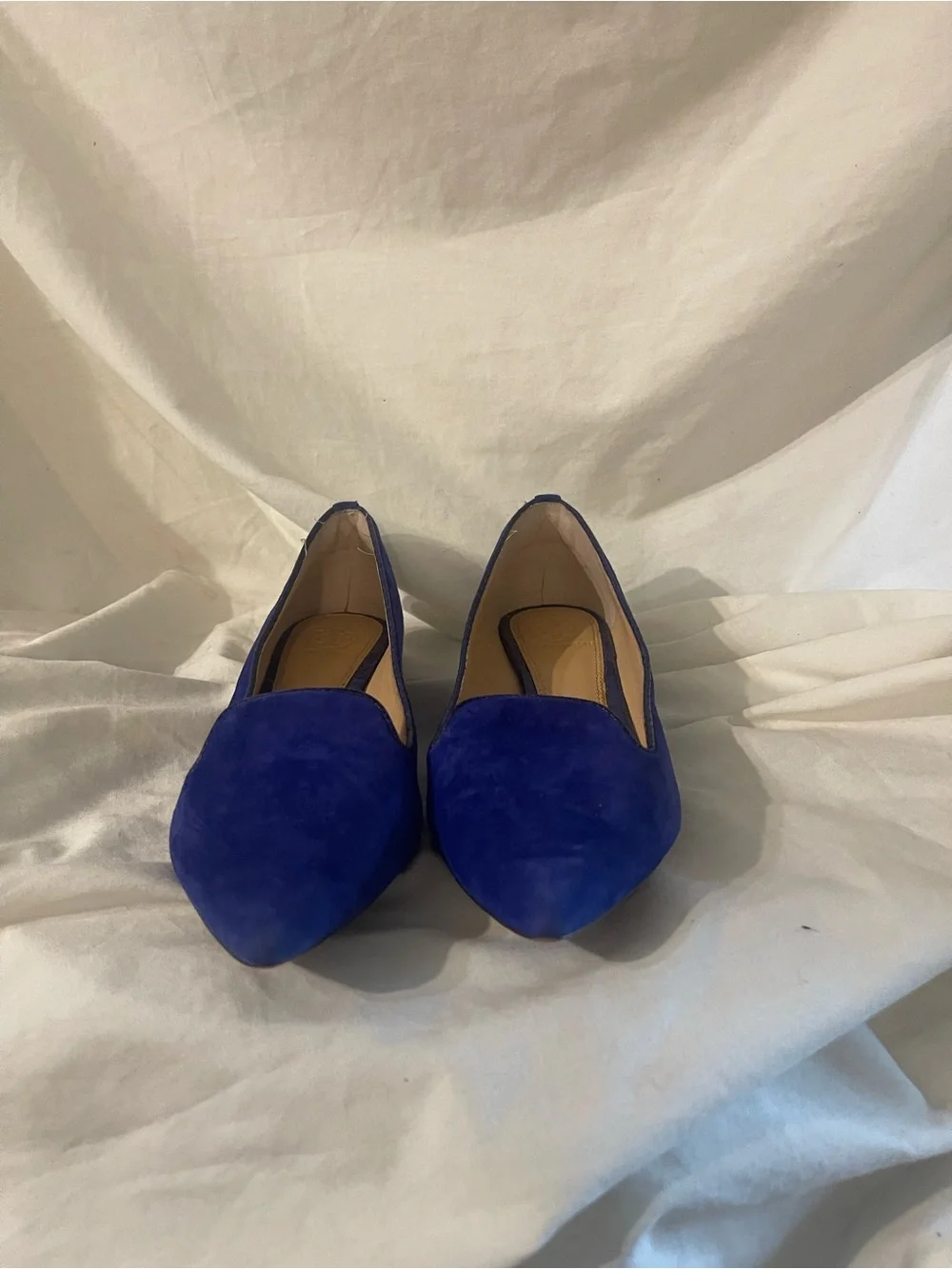 Tory Burch Suede Pointy Flats